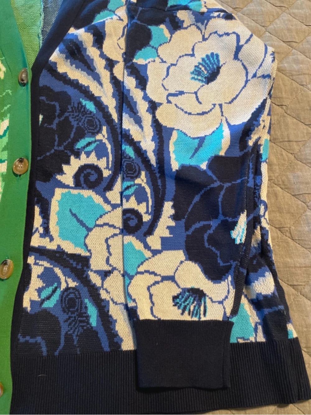 FARM Rio Tropical Groove Mix Pattern Cardigan - Picture 4 of 7